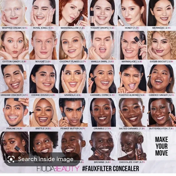 💕🍭Huda Beauty Graham Cracker Overachiever Concealer - Picture 2 of 7